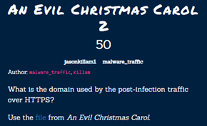 An Evil Christmas Carrol 2 Challenge Description