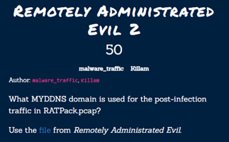 Remotely Administrated Evil 2 Challenge Description