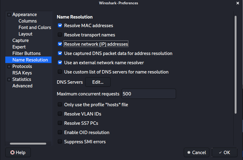 Enable domain resolution